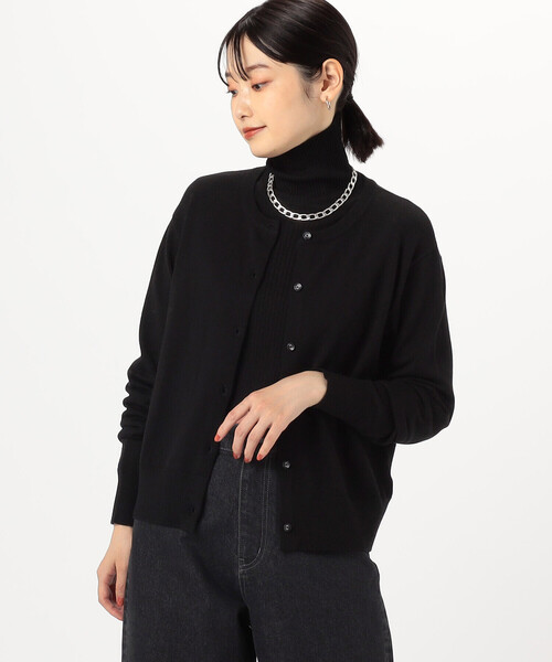 COMME CA ISM(コムサイズム)の「【 マシンウォッシャブル 】ベーシックカーディガン(カーディガン/ボレロ・レディース・チャコール/ブラック/レッド/ホワイト・LARGE/MEDIUM)」の11枚目の写真