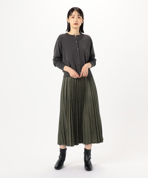 COMME CA ISM(コムサイズム)の「【 マシンウォッシャブル 】ベーシックカーディガン(カーディガン/ボレロ・レディース・チャコール/ブラック/レッド/ホワイト・LARGE/MEDIUM)」の13枚目の写真