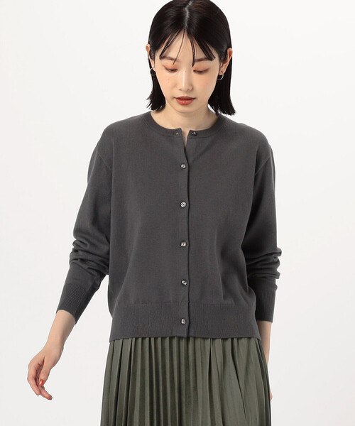 COMME CA ISM(コムサイズム)の「【 マシンウォッシャブル 】ベーシックカーディガン(カーディガン/ボレロ・レディース・チャコール/ブラック/レッド/ホワイト・LARGE/MEDIUM)」の15枚目の写真