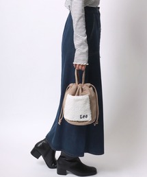 Lee（リー）の「Lee/リー ロゴ ワンポイント刺繍 ボアポケット コーデュロイ 2WAY ショルダーバッグ/ミニトートバッグ/レディース メンズ（ショルダーバッグ・メンズ）」