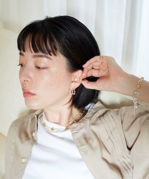 Nothing And Others(ナッシングアンドアザーズ)の「「Nothing And Others/ナッシングアンドアザーズ」Various Mix Bracelet(ブレスレット・レディース・シルバー/マルチ・FREE)」の6枚目の写真