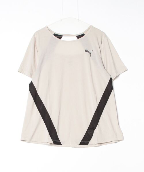 PUMA(プーマ)の「プーマ PUMA TRN EDGE SS Tシャツ_(Tシャツ/カットソー・レディース・アイボリー/ブラック・S/M/L)」の2枚目の写真
