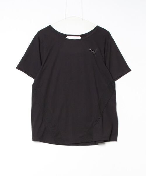 PUMA(プーマ)の「プーマ PUMA TRN EDGE SS Tシャツ_(Tシャツ/カットソー・レディース・アイボリー/ブラック・S/M/L)」の1枚目の写真