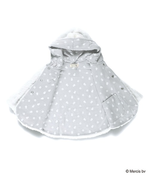 BRANSHES（ブランシェス）の「【ベビー/miffy/ミッフィー】フード付きケープ（その他ベビー用品・キッズ・オフホワイト・FREE）」の11枚目の写真