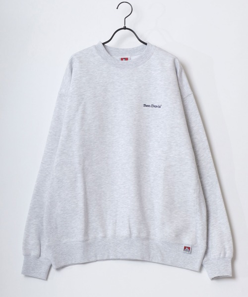 BEN DAVIS（ベンデイビス）の「BEN DAVIS/ベンデイビス HEAVY SWEAT CREW/オーバーサイズ 裏起毛 ロゴ ワンポイント刺繍 クルーネック ヘビー スウェット トレーナー/レディース メンズ（スウェット・メンズ・オフホワイト/ブラック/ネイビー/アッシュグレー/ブルー・L/M/XL）」の22枚目の写真