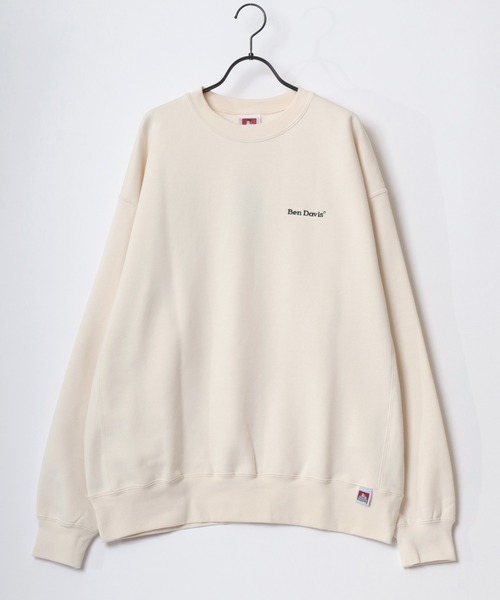 BEN DAVIS（ベンデイビス）の「BEN DAVIS/ベンデイビス HEAVY SWEAT CREW/オーバーサイズ 裏起毛 ロゴ ワンポイント刺繍 クルーネック ヘビー スウェット トレーナー/レディース メンズ（スウェット・メンズ・オフホワイト/ブラック/ネイビー/アッシュグレー/ブルー・L/M/XL）」の20枚目の写真
