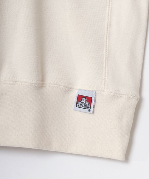 BEN DAVIS（ベンデイビス）の「BEN DAVIS/ベンデイビス HEAVY SWEAT CREW/オーバーサイズ 裏起毛 ロゴ ワンポイント刺繍 クルーネック ヘビー スウェット トレーナー/レディース メンズ（スウェット・メンズ・オフホワイト/ブラック/ネイビー/アッシュグレー/ブルー・L/M/XL）」の18枚目の写真