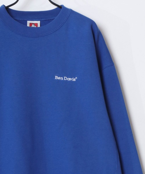 BEN DAVIS（ベンデイビス）の「BEN DAVIS/ベンデイビス HEAVY SWEAT CREW/オーバーサイズ 裏起毛 ロゴ ワンポイント刺繍 クルーネック ヘビー スウェット トレーナー/レディース メンズ（スウェット・メンズ・オフホワイト/ブラック/ネイビー/アッシュグレー/ブルー・L/M/XL）」の10枚目の写真