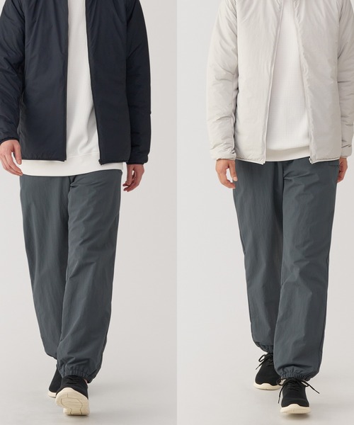 無印良品(ムジルシリョウヒン)の「〔MUJI WALKER〕紳士 撥水保温ウィンドパンツ(その他パンツ・メンズ・ブラック/ネイビー/グレー系・S/M/L/XL)」の2枚目の写真