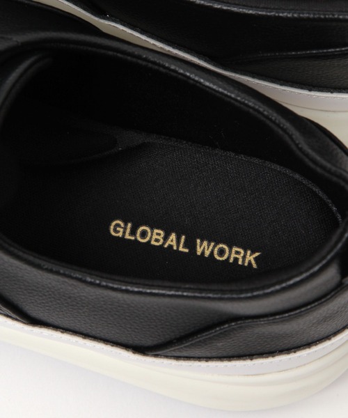 GLOBAL WORK（グローバルワーク）の「エアかる厚底スリッポン/135743（スリッポン・レディース・ブラック/アイボリー・LARGE/SMALL/MEDIUM）」の13枚目の写真