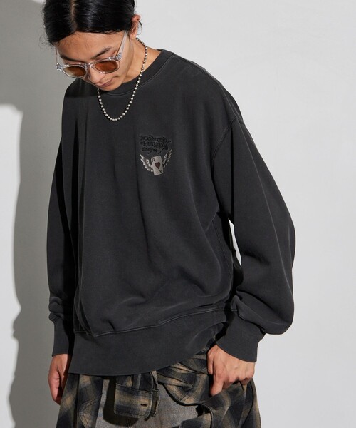 【ストリート】古着 エド・ハーディー 大きいサイズ スカル 花柄 黒 ストリート】古着 エド・ハーディー 大きいサイズ スカル 花柄 黒 長袖