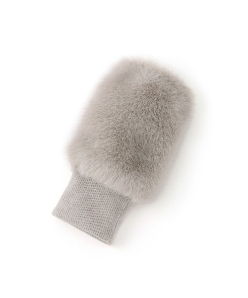 ROPE' PICNIC（ロペピクニック）の「フェイクファーフィンガーレスグローブ（手袋・レディース・ブラック/ベージュ/グレー系その他・FREE）」の14枚目の写真