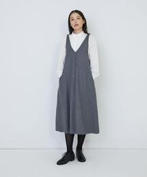 アデュートリステスロワズィール　ジャンパースカート ◇Vネックジャンパースカート｜BIGI online store - ビギ