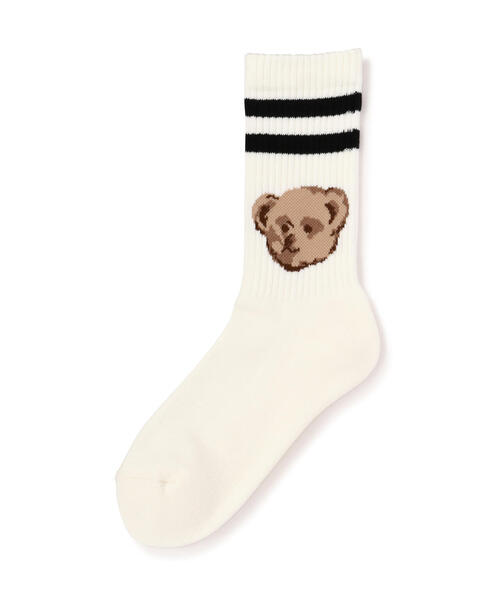 ROSTER SOX（ロスターソックス）の「ROSTER SOX/ロスターソックス/F BEAR SOX（ソックス/靴下・レディース・ブラック/ホワイト・1）」の3枚目の写真