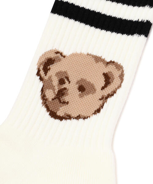 ROSTER SOX（ロスターソックス）の「ROSTER SOX/ロスターソックス/F BEAR SOX（ソックス/靴下・レディース・ブラック/ホワイト・1）」の4枚目の写真