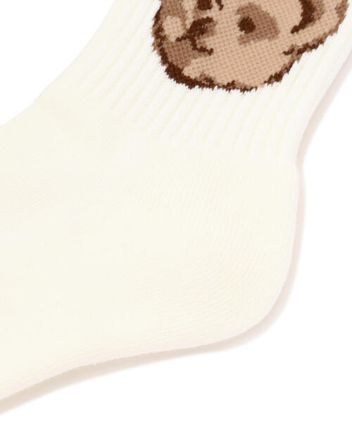 ROSTER SOX（ロスターソックス）の「ROSTER SOX/ロスターソックス/F BEAR SOX（ソックス/靴下・レディース・ブラック/ホワイト・1）」の5枚目の写真