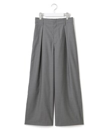 J.PRESS YORK STREET | 【WOMEN】ハイウエストワイドパンツ(その他パンツ)