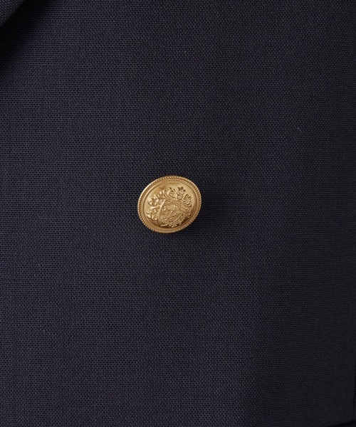 Whim Gazette（ウィムガゼット）の「ウールダブルジャケット（テーラードジャケット・レディース・ネイビー・FREE）」の12枚目の写真