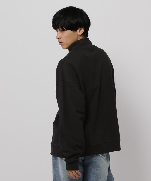 ALAND（エーランド）の「【UNISEX】ALAND／Aロゴ ハーフZIP（ウラケ）（スウェット・レディース・ブラック/ライトグレー/ネイビー・LARGE/MEDIUM）」の19枚目の写真