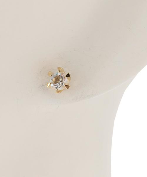 BEAUTY&YOUTH UNITED ARROWS（ビューティーアンドユースユナイテッドアローズ）の「BY シュリンクパール×ビジューピアス ◆（ピアス（両耳用）・レディース・オフホワイト・フリー）」の6枚目の写真