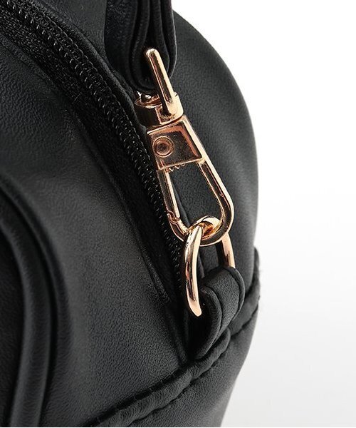 petit main（プティマイン）の「スクエアショルダーバック（ショルダーバッグ・キッズ・アイボリー/ブラック・FREE）」の7枚目の写真