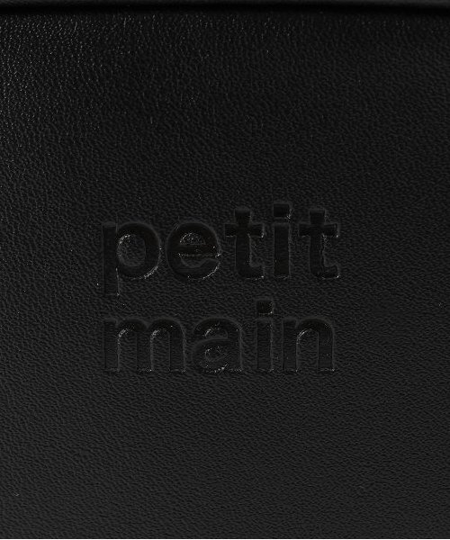 petit main（プティマイン）の「スクエアショルダーバック（ショルダーバッグ・キッズ・アイボリー/ブラック・FREE）」の6枚目の写真