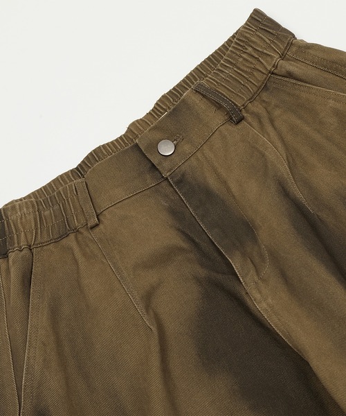 HOOK（フック）の「HOOK -select-　ミリタリーペイントボリューム切り替えカーブワークパンツ（カーゴパンツ・メンズ・グリーン/チョコ/ブラック・M/S/L/XL）」の20枚目の写真