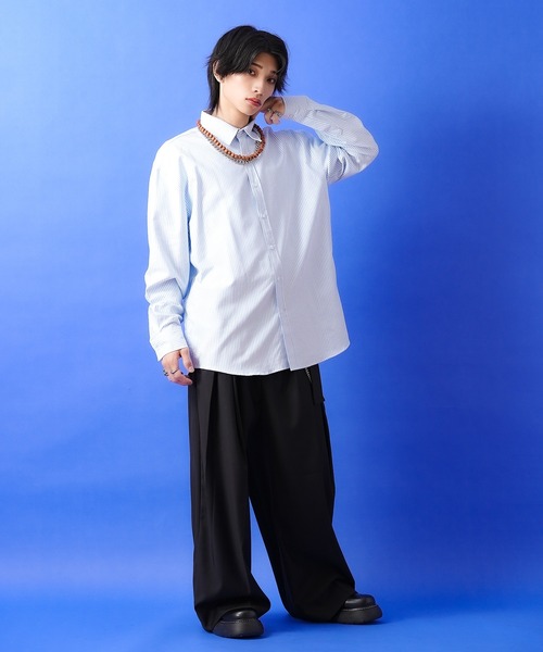 a.p.o.v. -ankoROCK's select- オックスフォードストライプシャツ