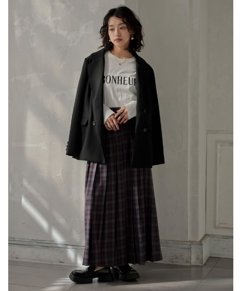 Re:EDIT(リエディ)の「コットンロゴロンT(Tシャツ/カットソー・レディース・ホワイト×ブラック/ブラック×ホワイト・LARGE/MEDIUM)」の17枚目の写真