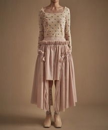HAENGNAE SHUMAI CROCHET KNIT JACKET 白