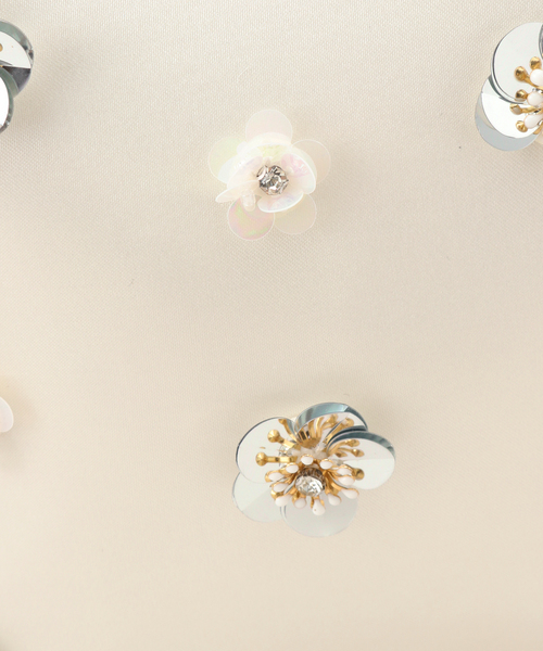 SLOBE IENA(スローブイエナ)の「サテンビジューバッグ(ショルダーバッグ・レディース・ホワイト・FREE)」の12枚目の写真