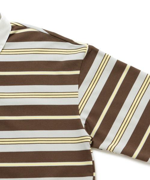  j.n.r.d（ジェー・エヌ・アール・ディー）の「j.n.r.d/ランダムボーダーラガーシャツ（Tシャツ/カットソー・メンズ・グリーン/ブラウン/ブラック・LL/M/L）」の7枚目の写真