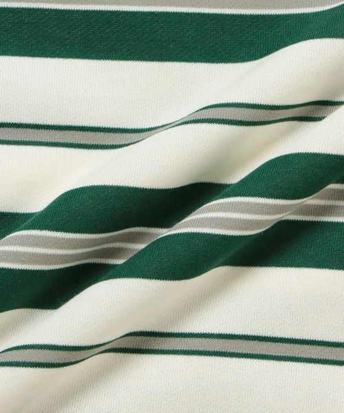  j.n.r.d（ジェー・エヌ・アール・ディー）の「j.n.r.d/ランダムボーダーラガーシャツ（Tシャツ/カットソー・メンズ・グリーン/ブラウン/ブラック・LL/M/L）」の14枚目の写真