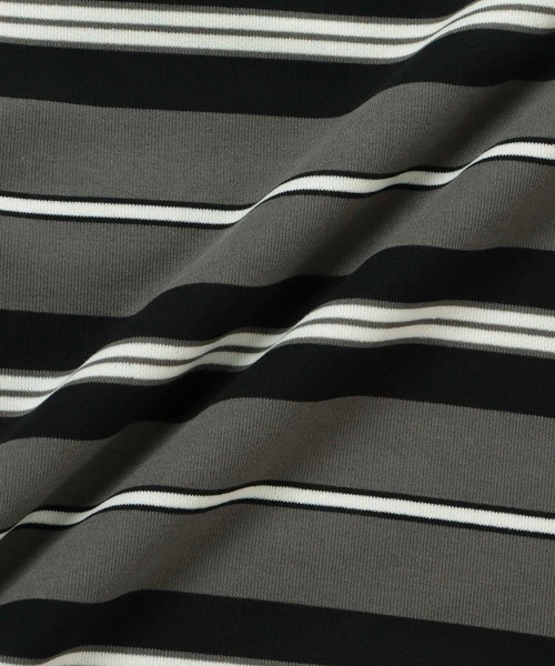  j.n.r.d（ジェー・エヌ・アール・ディー）の「j.n.r.d/ランダムボーダーラガーシャツ（Tシャツ/カットソー・メンズ・グリーン/ブラウン/ブラック・LL/M/L）」の15枚目の写真