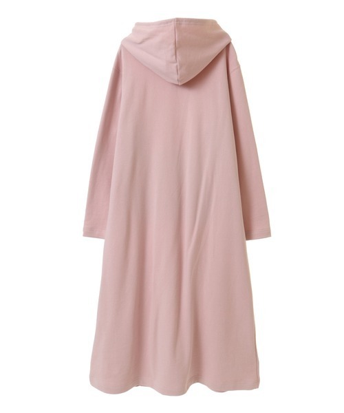 PINK HOUSE（ピンクハウス）の「ロゴプリントフードワンピース