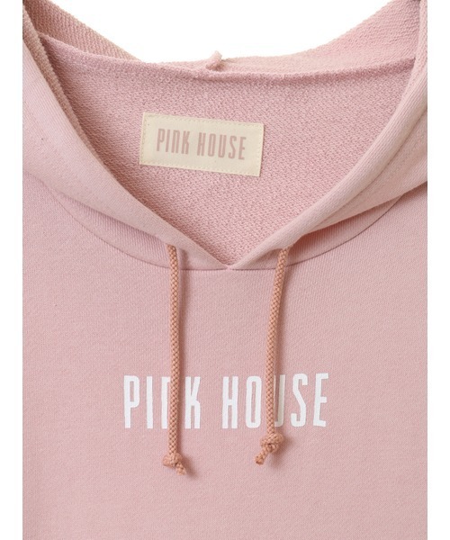 PINK HOUSE（ピンクハウス）の「ロゴプリントフードワンピース