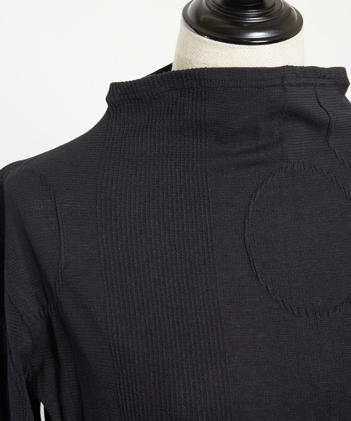 gomme（ゴム）の「リングドット　ハイネックＴ（Tシャツ/カットソー・レディース・ホワイト/ブラック・MEDIUM）」の11枚目の写真