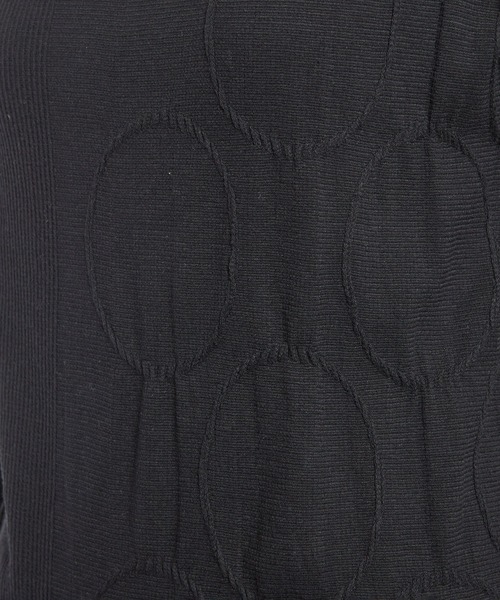 gomme（ゴム）の「リングドット　ハイネックＴ（Tシャツ/カットソー・レディース・ホワイト/ブラック・MEDIUM）」の13枚目の写真