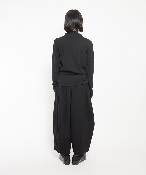 gomme（ゴム）の「リングドット　ハイネックＴ（Tシャツ/カットソー・レディース・ホワイト/ブラック・MEDIUM）」の22枚目の写真