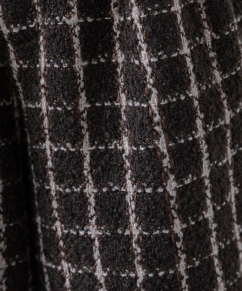 RAGEBLUE(レイジブルー)の「サイドベルト付/ツイードチェックショートパンツ(その他パンツ・レディース・ブラウン・FREE)」の14枚目の写真