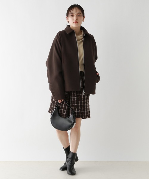 RAGEBLUE(レイジブルー)の「サイドベルト付/ツイードチェックショートパンツ(その他パンツ・レディース・ブラウン・FREE)」の20枚目の写真