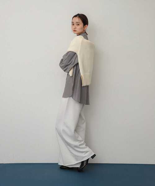 SENSE OF PLACE by URBAN RESEARCH（センスオブプレイスバイアーバンリサーチ）の「セルフカットスウェットパンツ（スウェットパンツ・レディース・ネイビー/グレー/オフホワイト・ONE）」の10枚目の写真