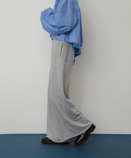 SENSE OF PLACE by URBAN RESEARCH（センスオブプレイスバイアーバンリサーチ）の「セルフカットスウェットパンツ（スウェットパンツ・レディース・ネイビー/グレー/オフホワイト・ONE）」の13枚目の写真