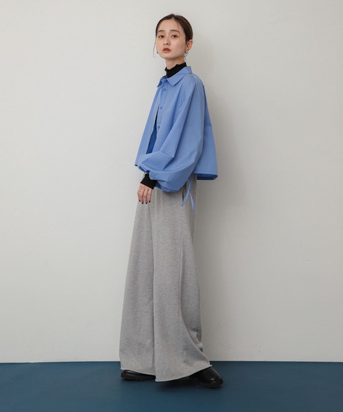 SENSE OF PLACE by URBAN RESEARCH（センスオブプレイスバイアーバンリサーチ）の「セルフカットスウェットパンツ（スウェットパンツ・レディース・ネイビー/グレー/オフホワイト・ONE）」の16枚目の写真