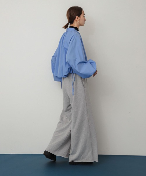 SENSE OF PLACE by URBAN RESEARCH（センスオブプレイスバイアーバンリサーチ）の「セルフカットスウェットパンツ（スウェットパンツ・レディース・ネイビー/グレー/オフホワイト・ONE）」の17枚目の写真