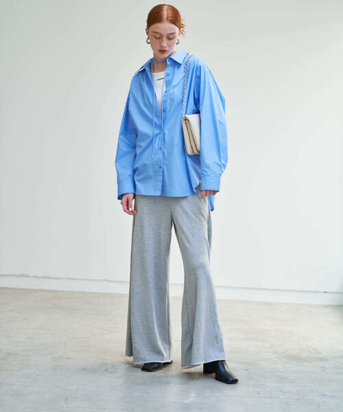 SENSE OF PLACE by URBAN RESEARCH（センスオブプレイスバイアーバンリサーチ）の「セルフカットスウェットパンツ（スウェットパンツ・レディース・ネイビー/グレー/オフホワイト・ONE）」の18枚目の写真