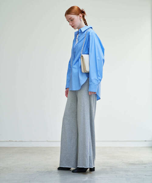 SENSE OF PLACE by URBAN RESEARCH（センスオブプレイスバイアーバンリサーチ）の「セルフカットスウェットパンツ（スウェットパンツ・レディース・ネイビー/グレー/オフホワイト・ONE）」の19枚目の写真