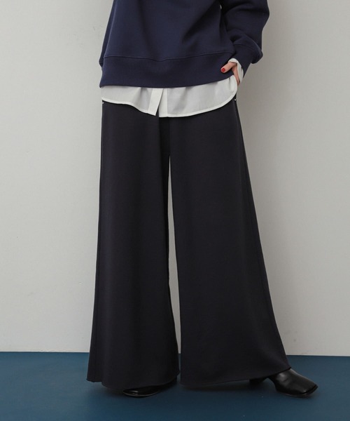 SENSE OF PLACE by URBAN RESEARCH（センスオブプレイスバイアーバンリサーチ）の「セルフカットスウェットパンツ（スウェットパンツ・レディース・ネイビー/グレー/オフホワイト・ONE）」の21枚目の写真