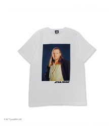 STAR WARS | 『スター・ウォーズ』"""Qui-Gon Jinn"" T-Shirt"  半袖プリントTシャツ ビックシルエット ピグメント加工 ヴィンテージライク(Tシャツ/カットソー)