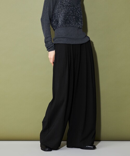CITEN（シテン）の「＜CITEN＞3タックイージーワイドパンツ（その他パンツ・レディース・ベージュ/ライトブルー/ダークグレー/ブラック・S/M）」の5枚目の写真